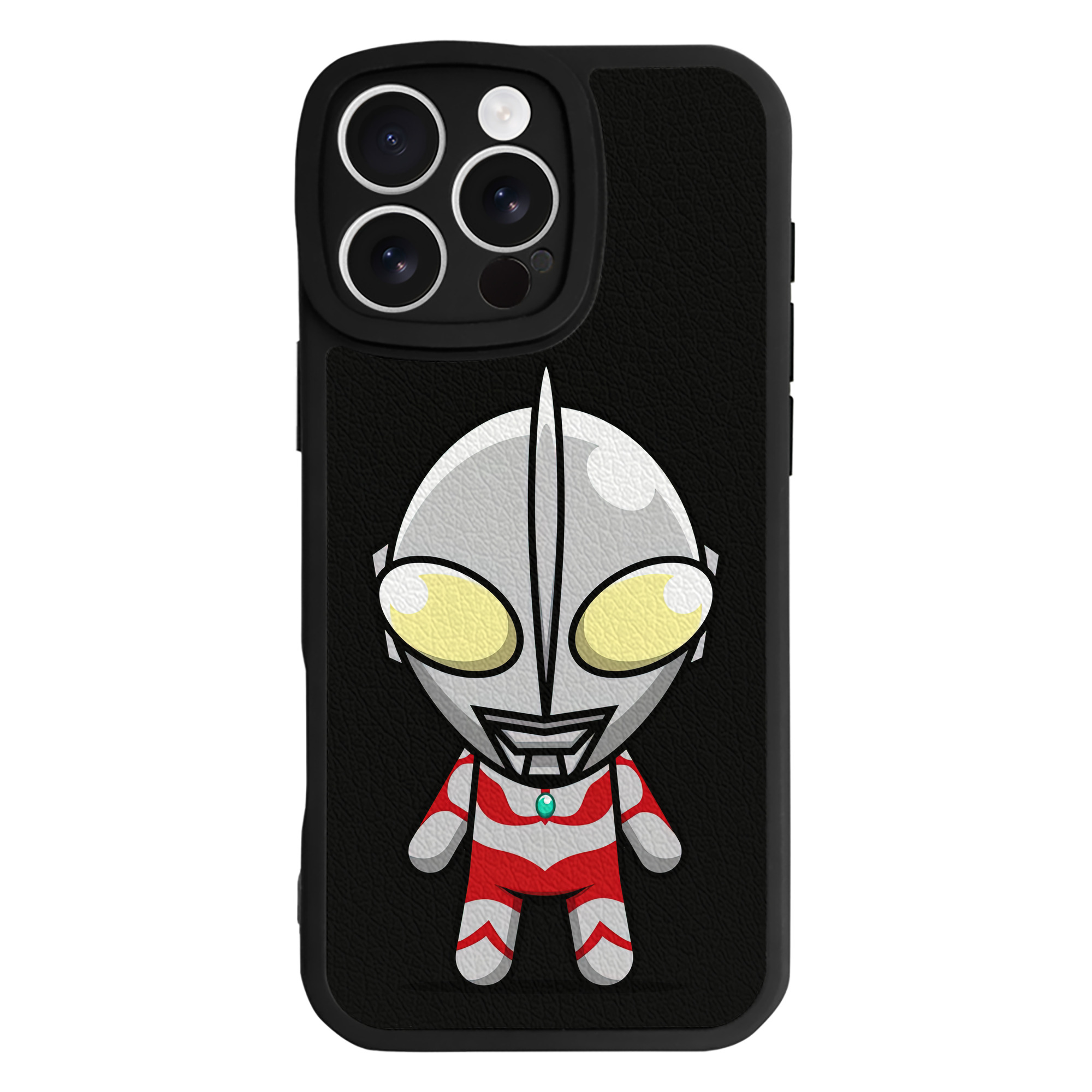 （画像用） ウルトラマン Ultraman 【iPhone 16シリーズ対応】シリコンスマホケース（レザー調） 材質：シリコン
